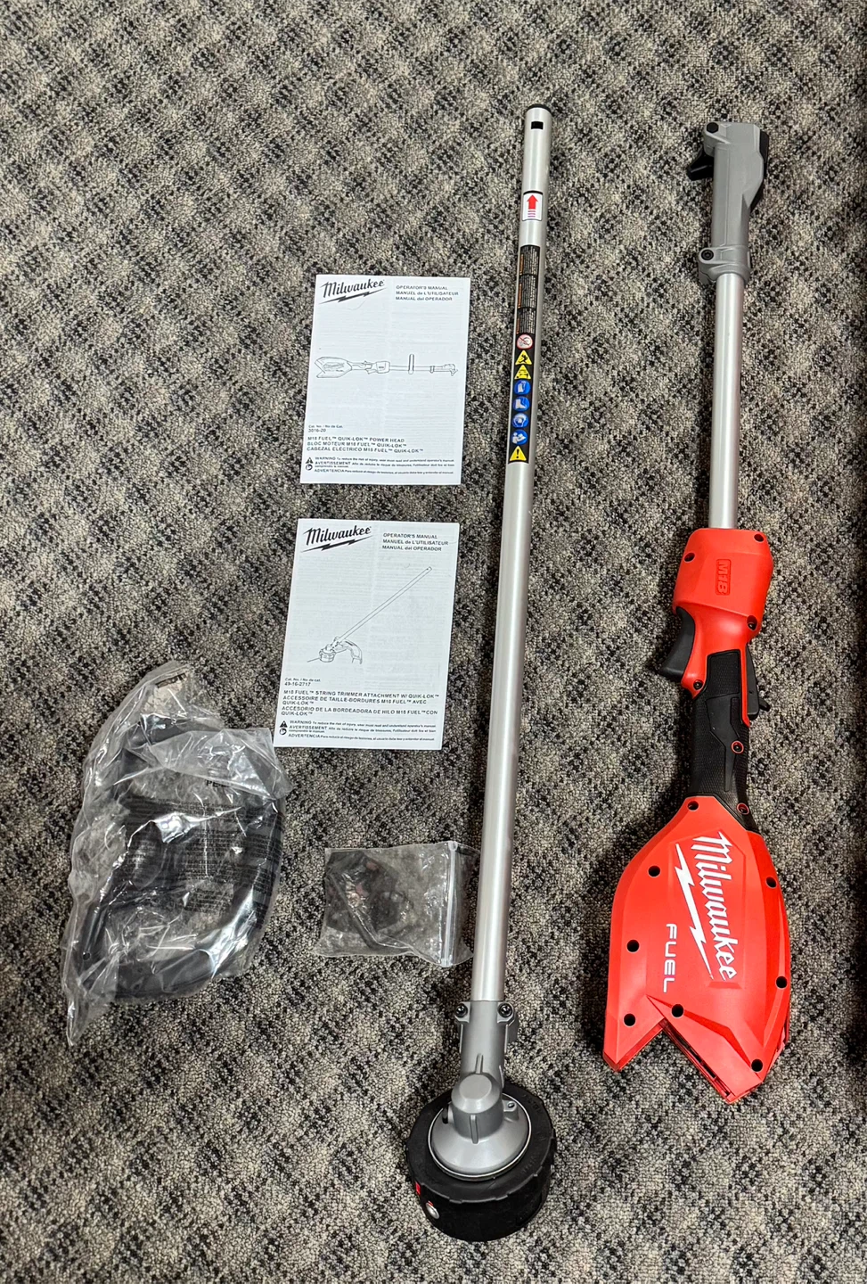 Milwaukee M18 FUEL Quik-Lok Power Head & Trimmer Attachment