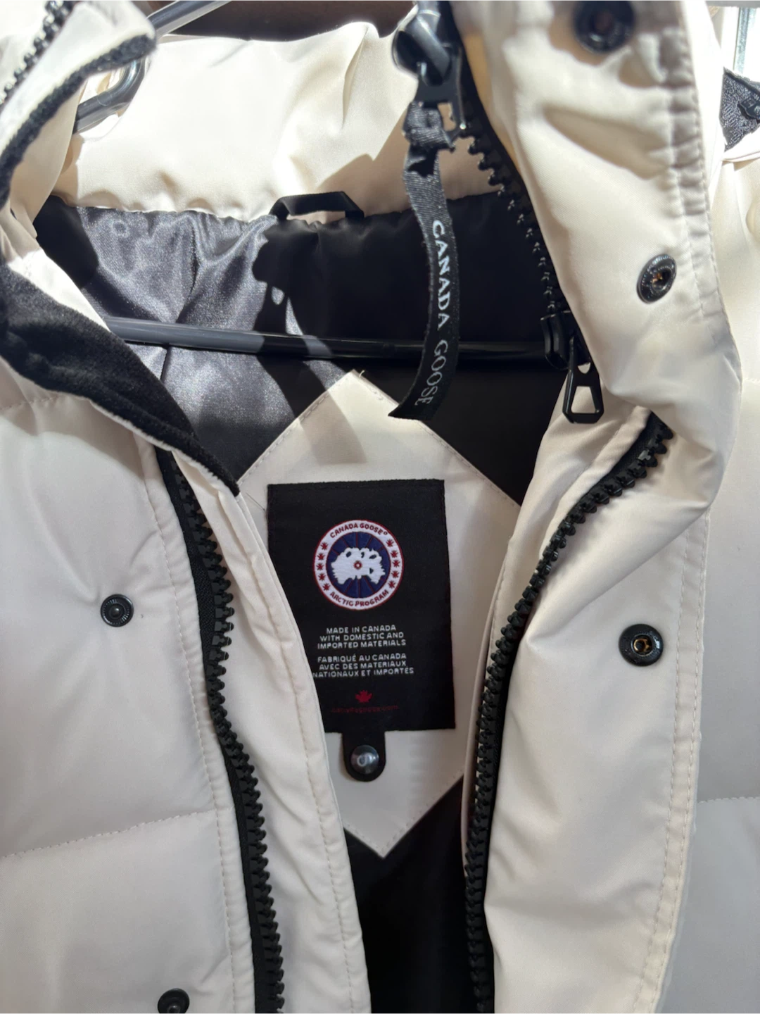 Canada Goose White Down Jacket - photo 2