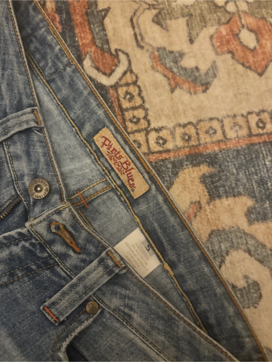 Paris Blues Light Wash Distressed Jeans - photo 2