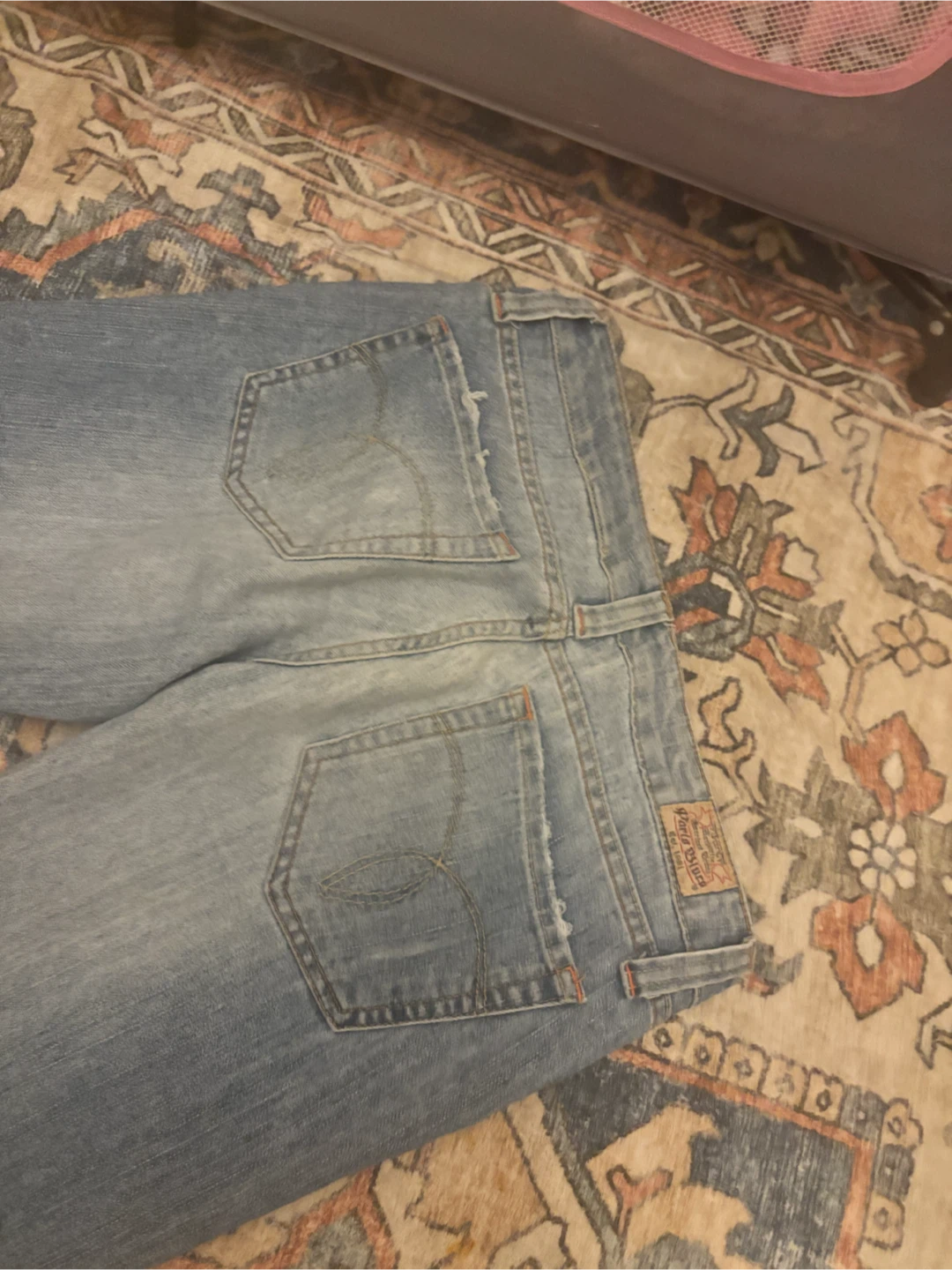 Paris Blues Light Wash Distressed Jeans - photo 3