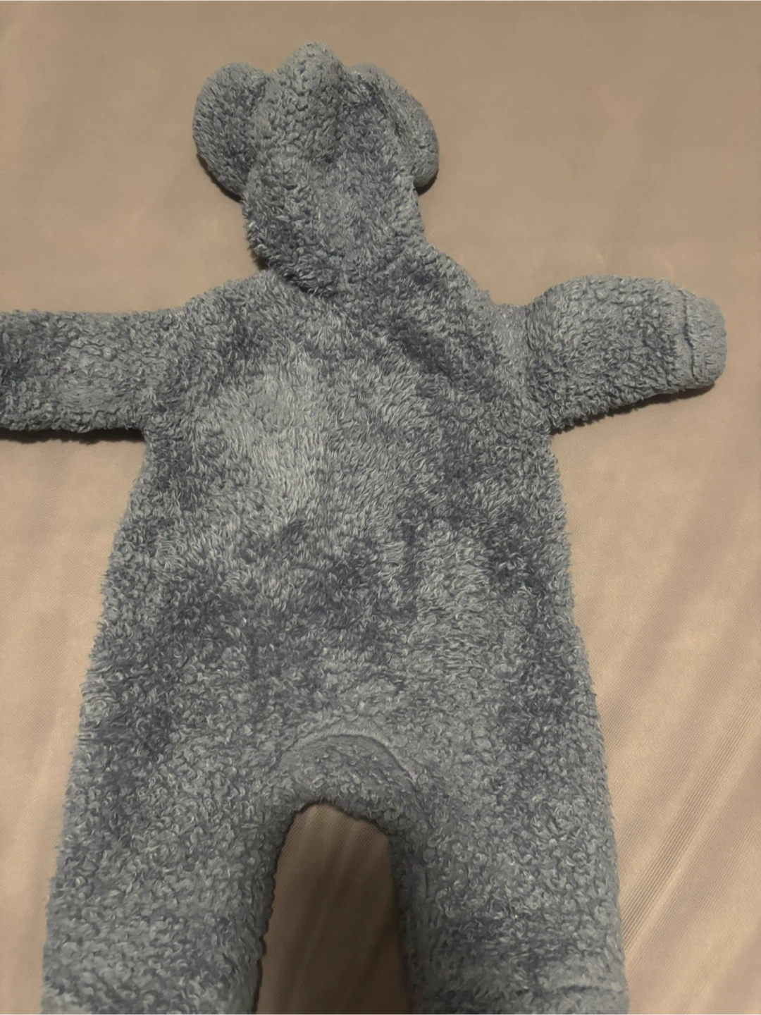 Two baby animal fleece rompers - photo 5