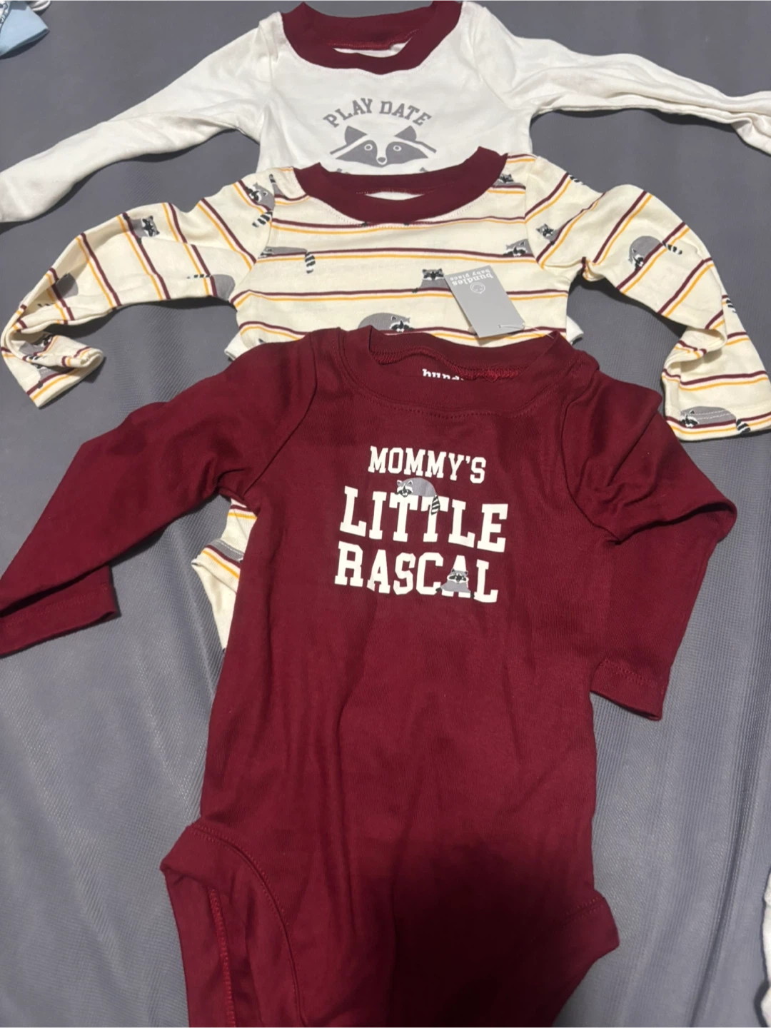 Bundles Baby Place Long Sleeve Bodysuits - 3 Pack
