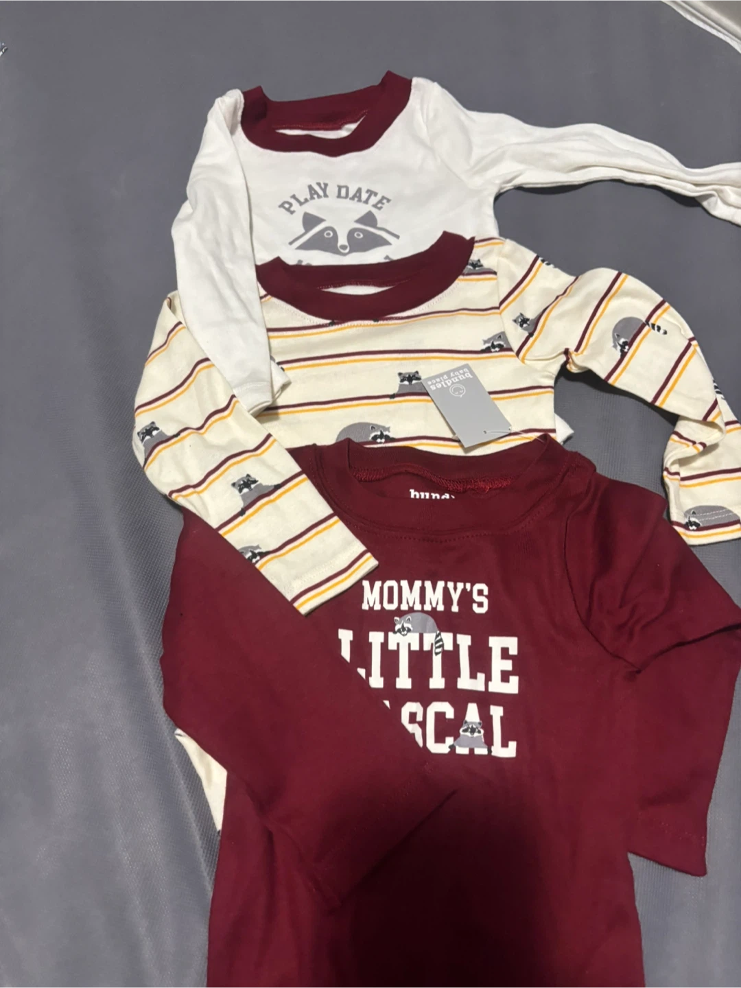 Bundles Baby Place Long Sleeve Bodysuits - 3 Pack - photo 5