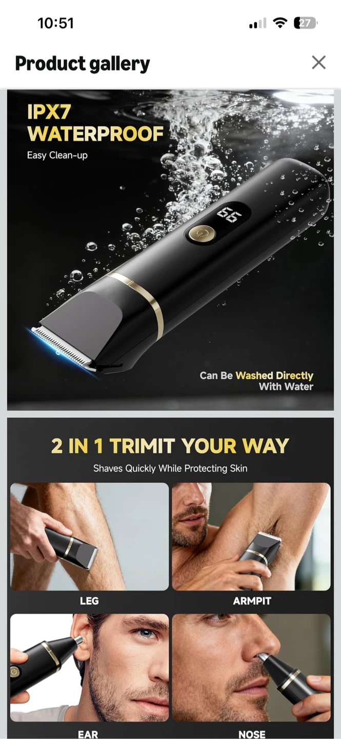 Brand New 2-in-1 Electric Grooming Kit - photo 2
