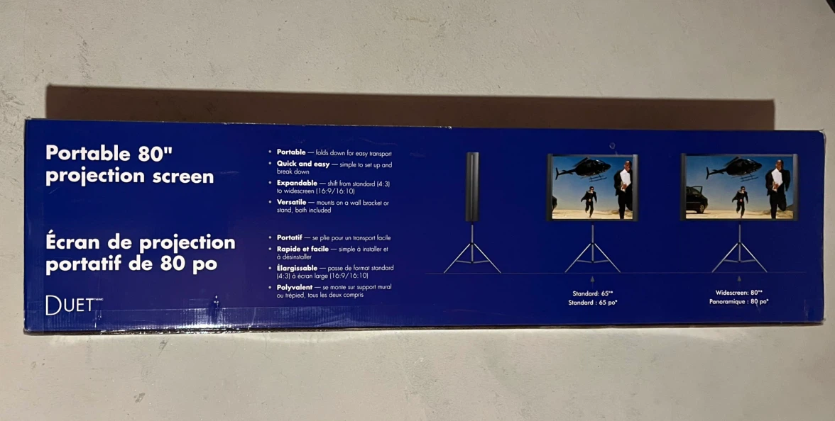 New Portable Projection Screen- Epson
