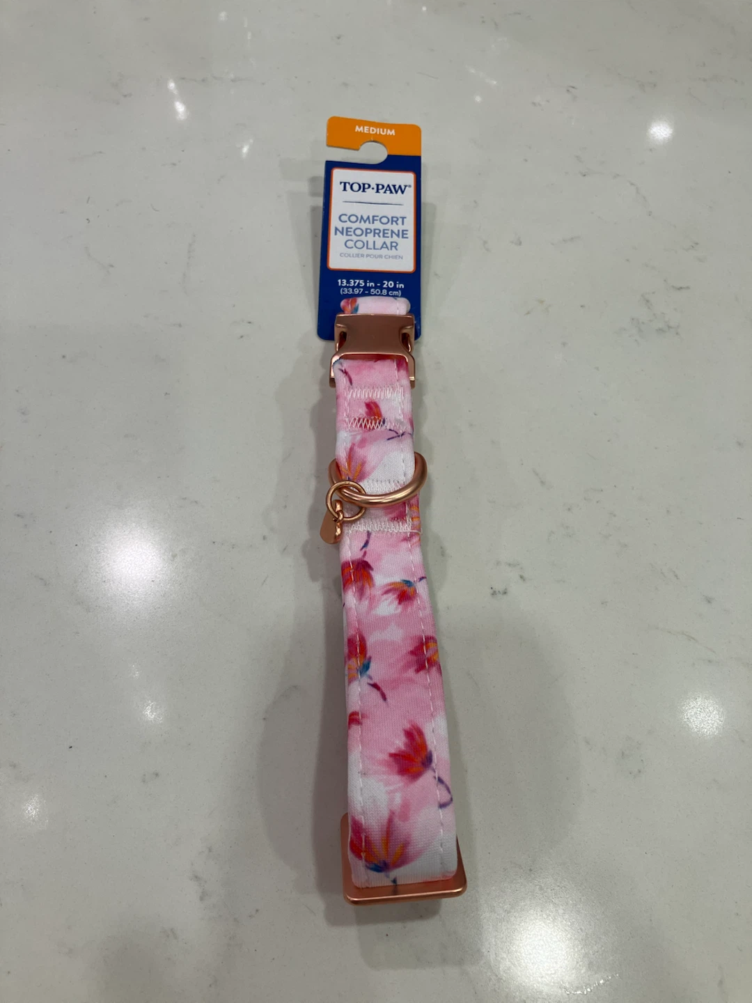 Top Paw Floral Comfort Neoprene Dog Collar - photo 3