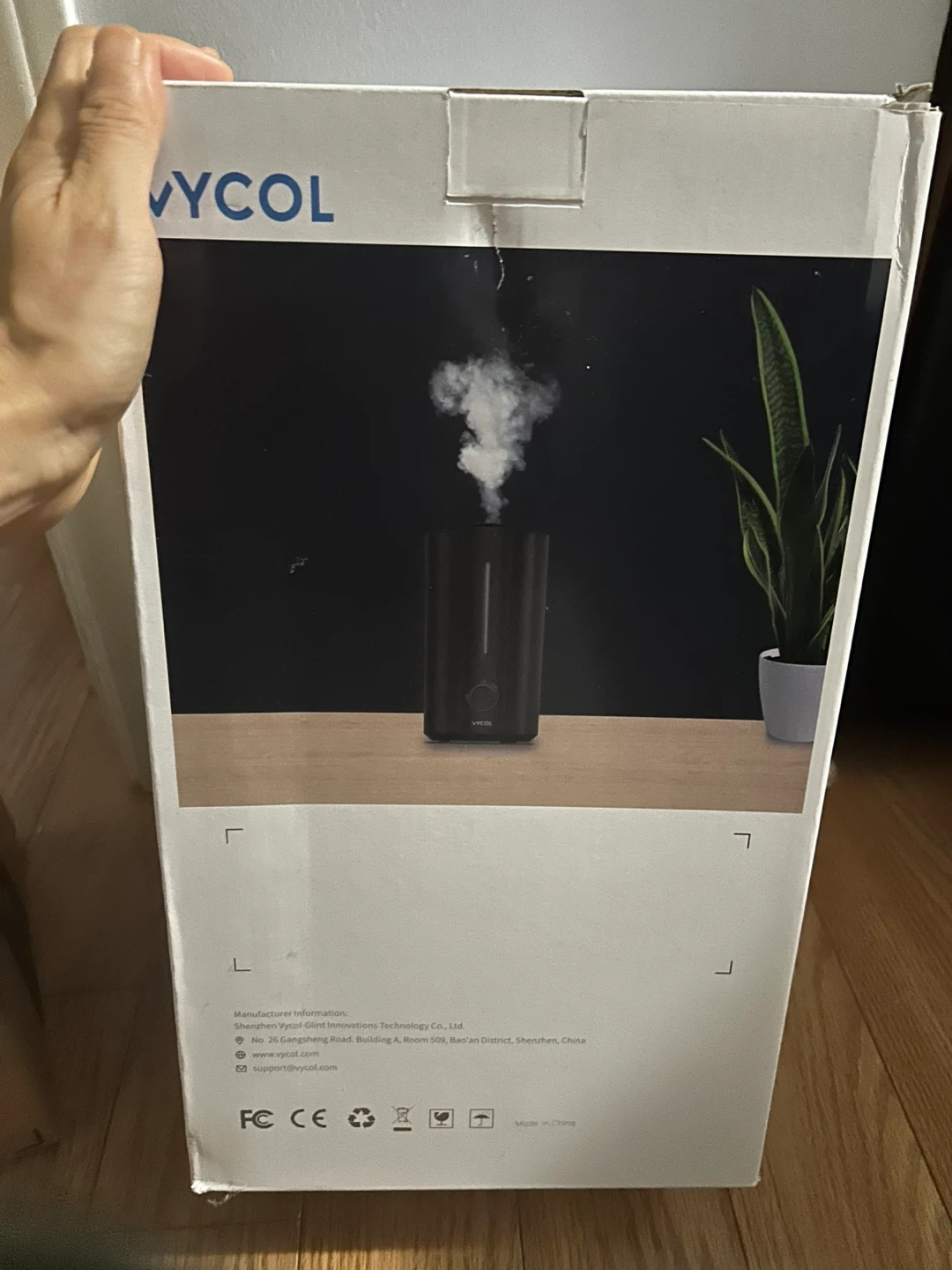 New Vycol Top Fill Ultrasonic Cool Mist Humidifier - photo 2