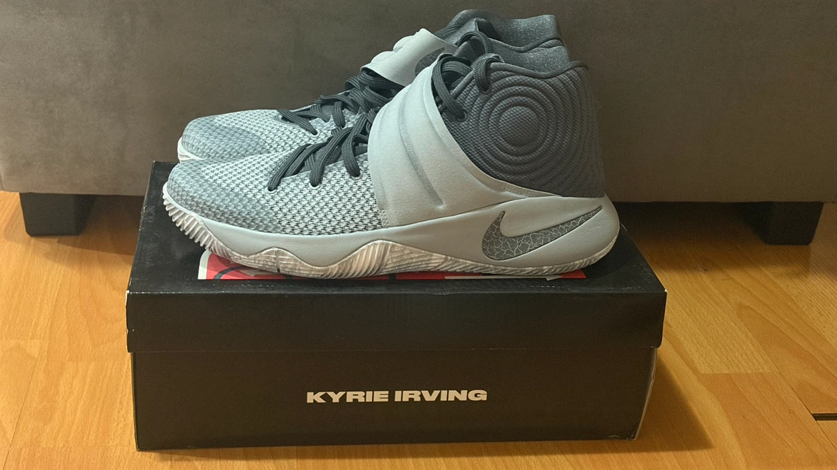 Nike Kyrie 2 Wolf Grey Basketball Shoes - photo 2