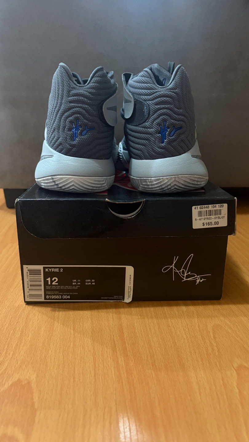 Nike Kyrie 2 Wolf Grey Basketball Shoes - photo 3