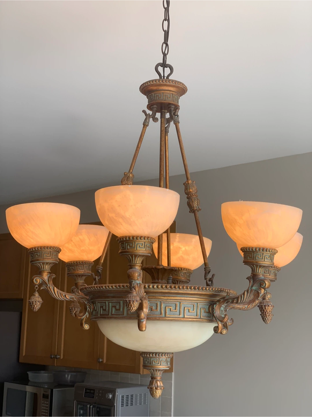 Multi light Bronze  Chandelier