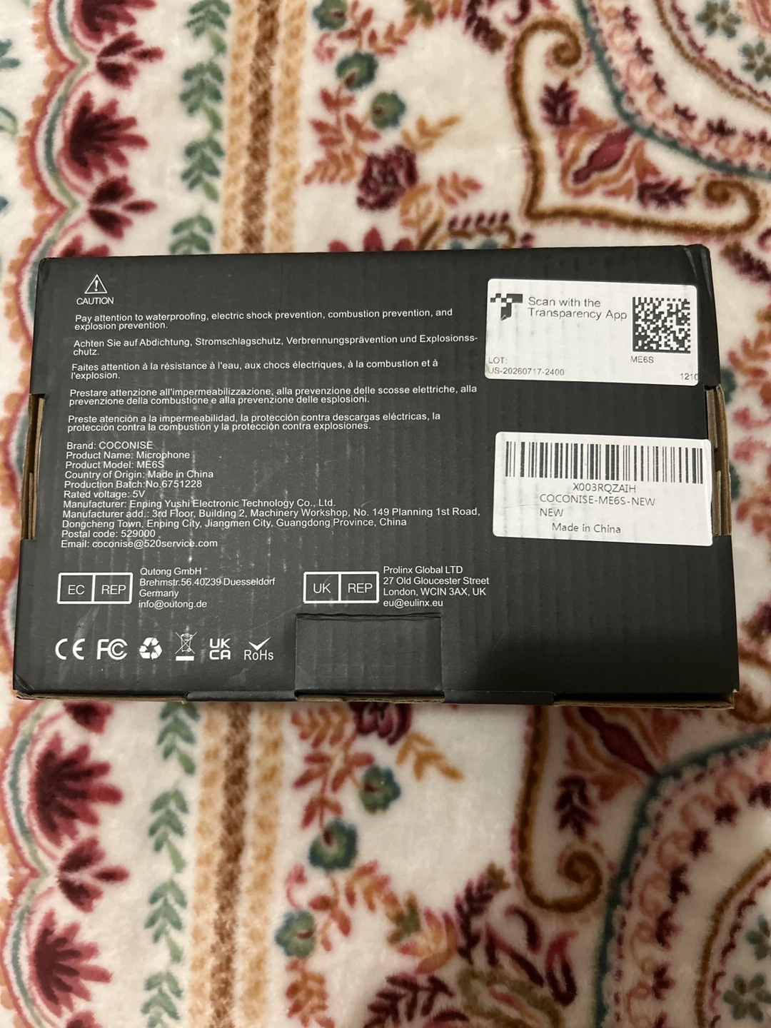 Coconise ME6S USB RGB Microphone - photo 3