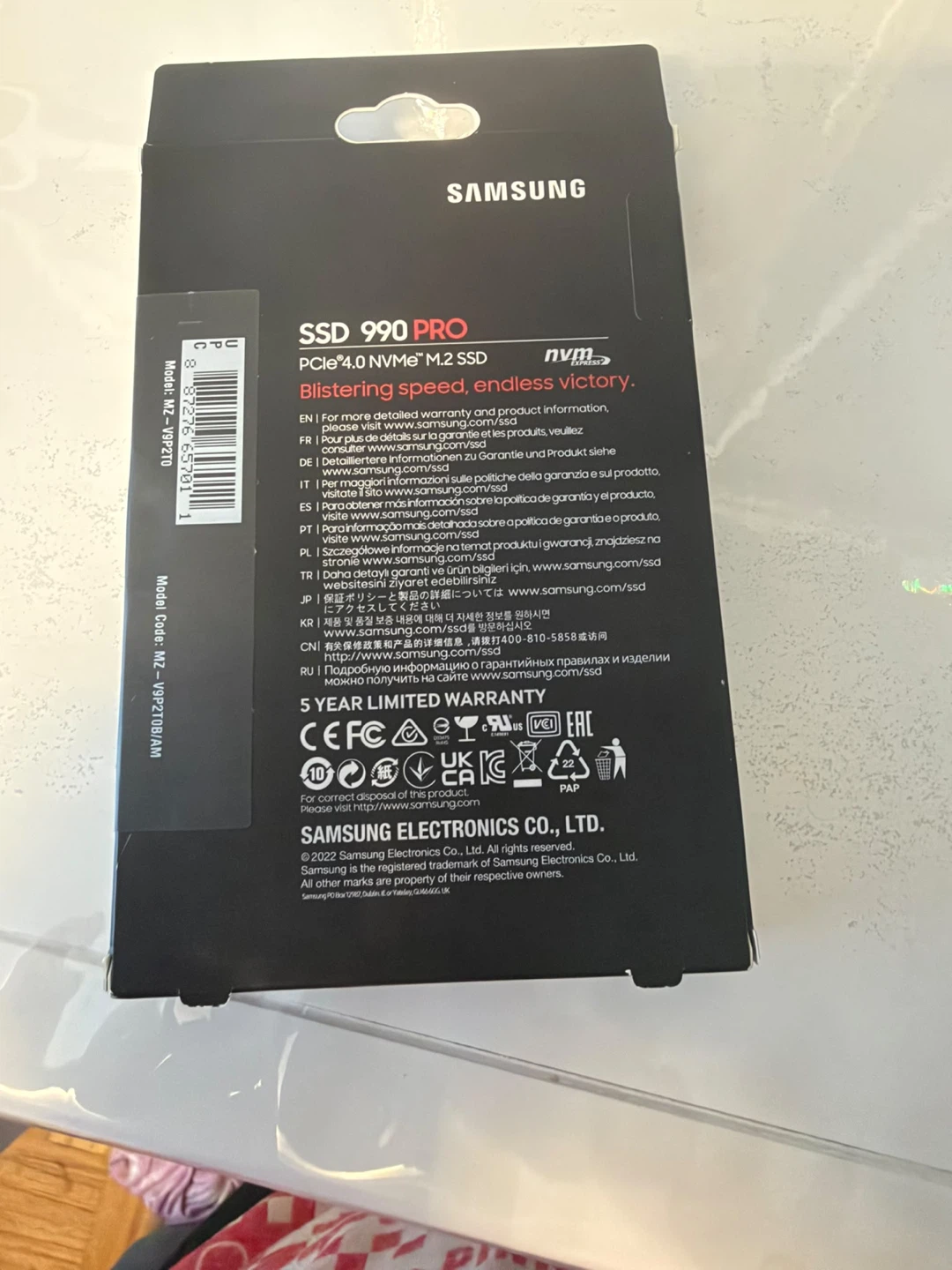 Samsung 990 PRO 2TB PCIe 4.0 NVMe M.2 SSD - photo 2