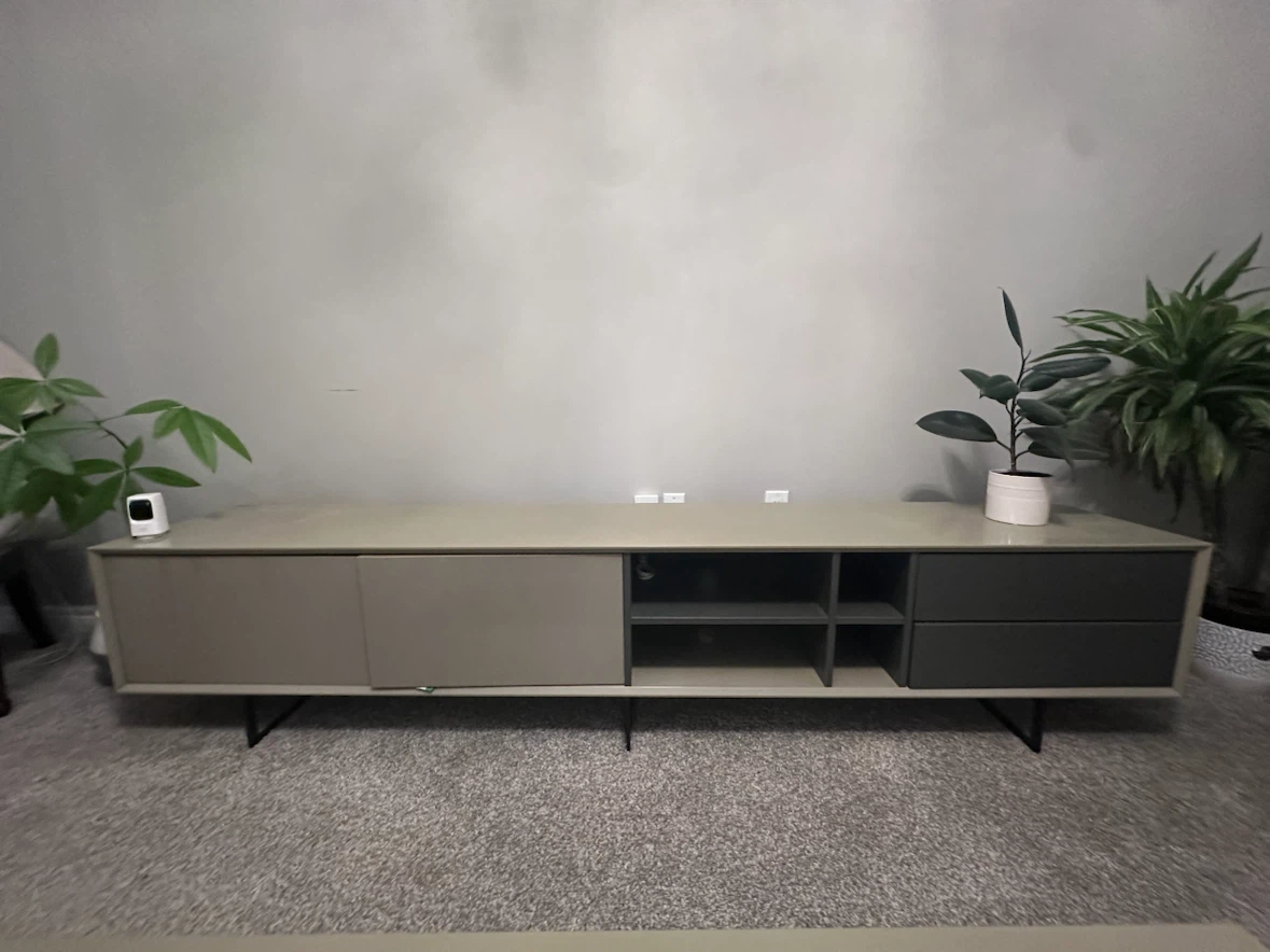 Modern TV Media Console and coffee table
