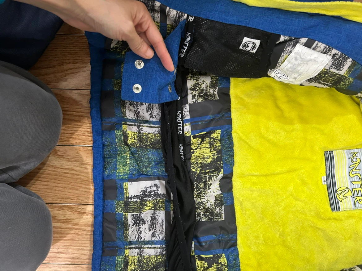 Monster Kids Winter Ski Jacket Blue Size 4 - photo 4