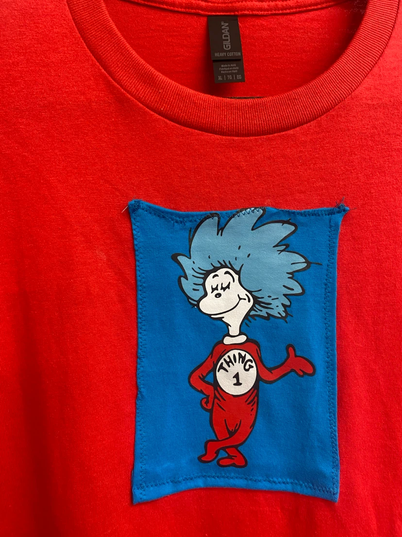 Dr. Seuss “Thing 1 - 3” Character Patch Shirts - photo 3