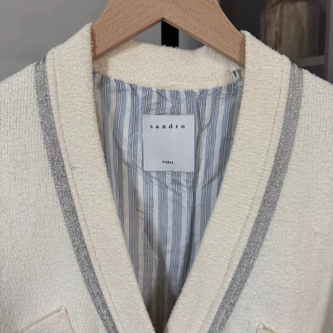 Sandro Paris Cream Cardigan - photo 4