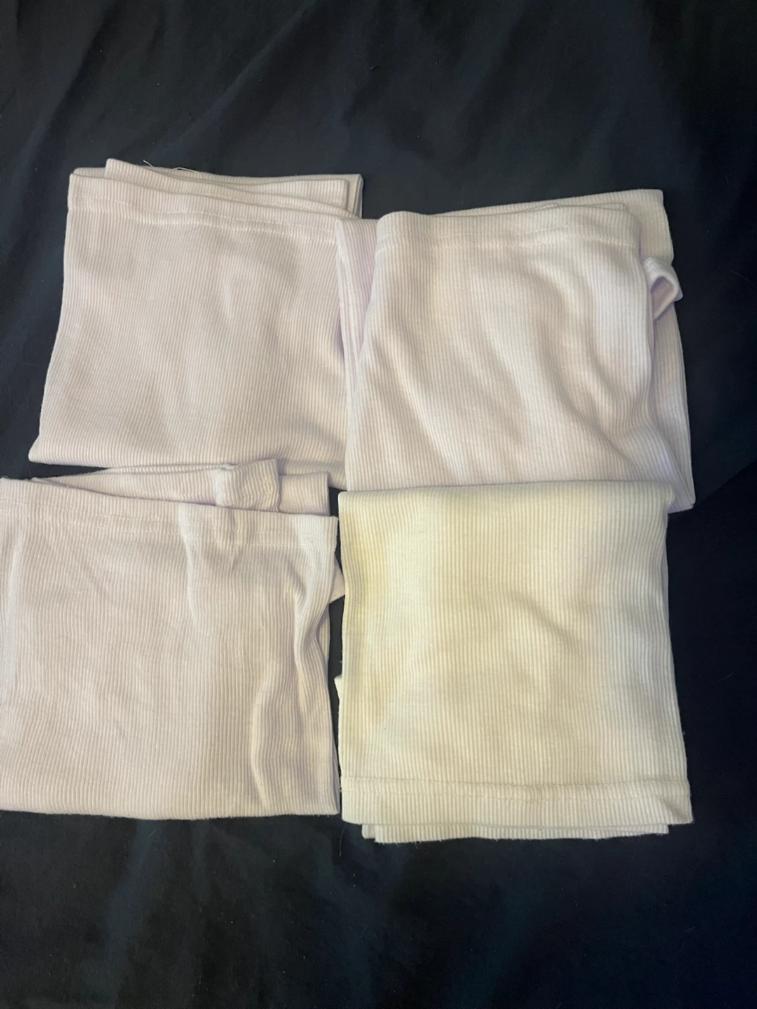 Set of 5 White Ribbed Tank Tops - photo 3