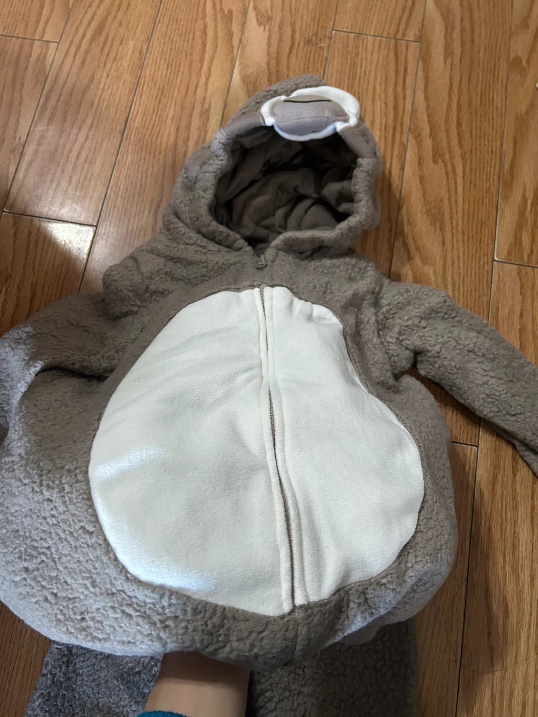 Carter's Sloth Fleece Onesie costume Size 2T - photo 3