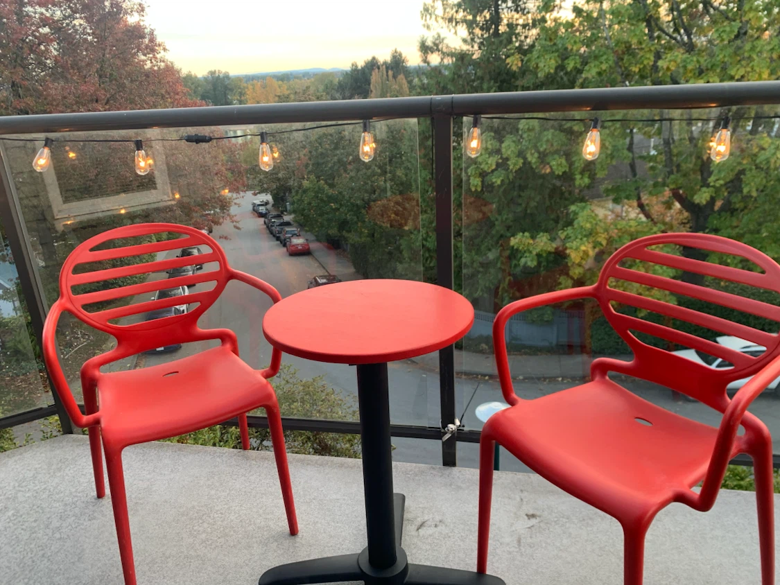 Scab Cokka Red bistro patio set + two chairs - photo 5