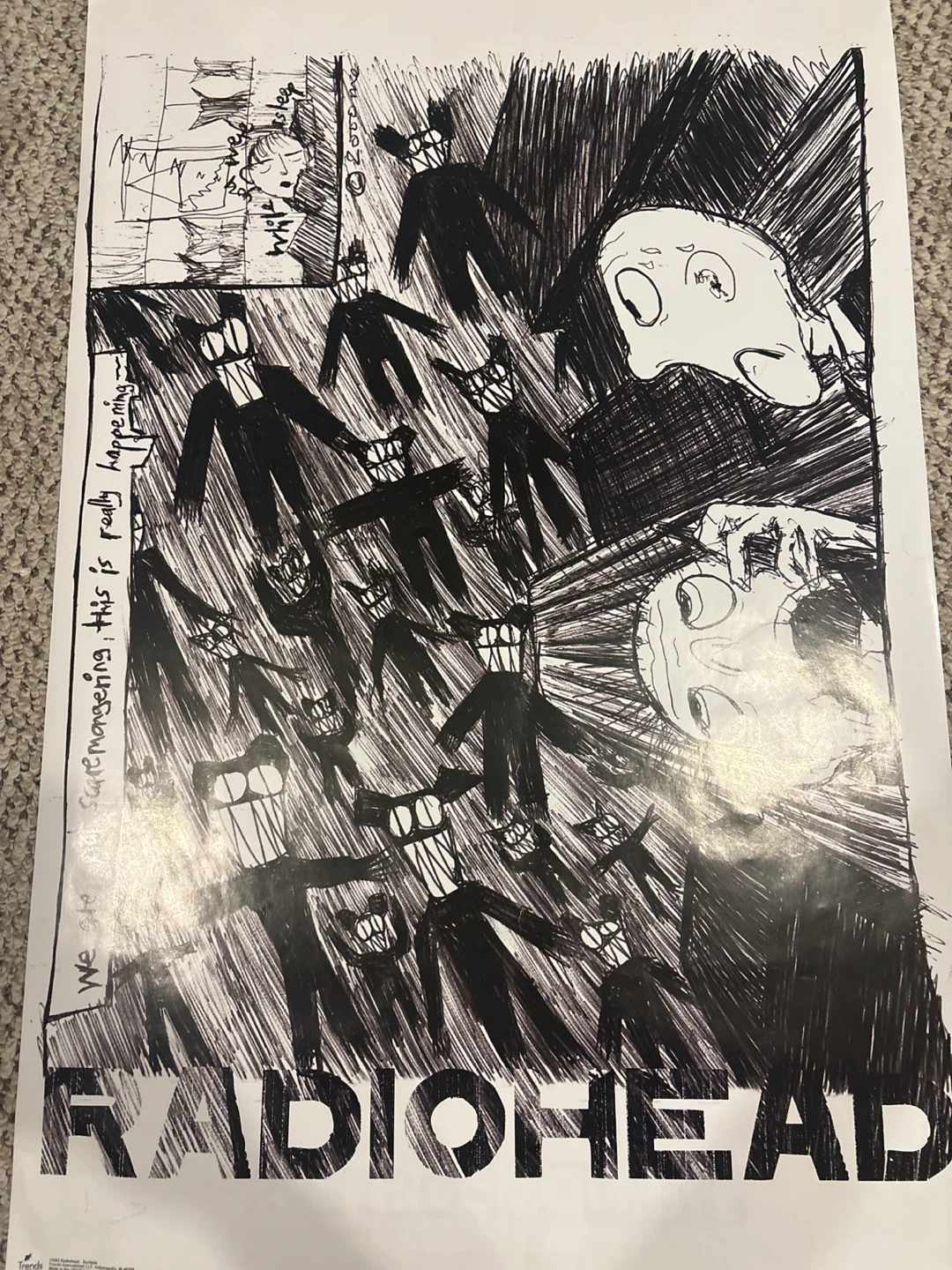 Radiohead Scaremongering Poster