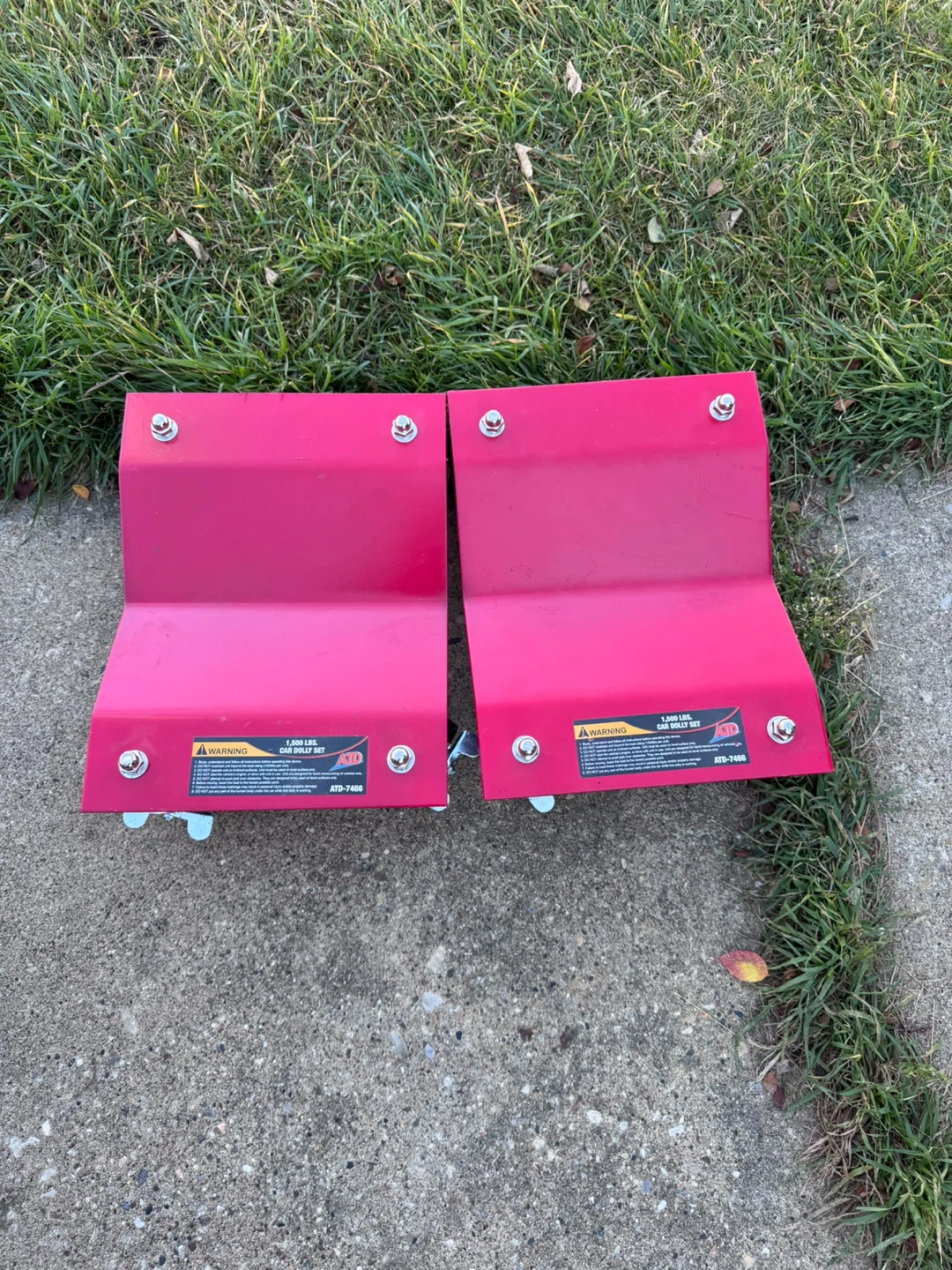 ATD Tools 7466 Heavy Duty Car– Set of 2 – Like New