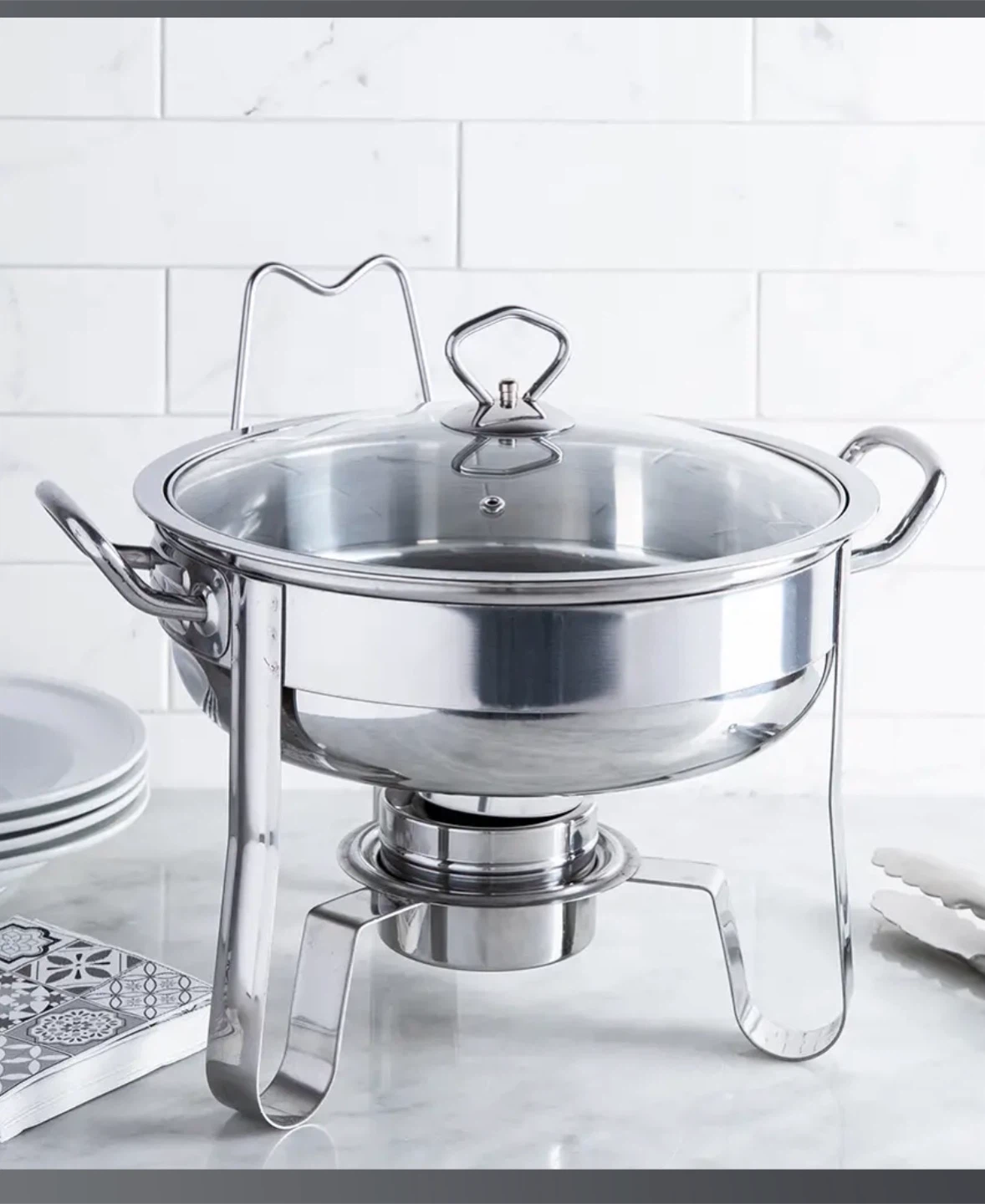 Stainless Steel Round Chafing Dish