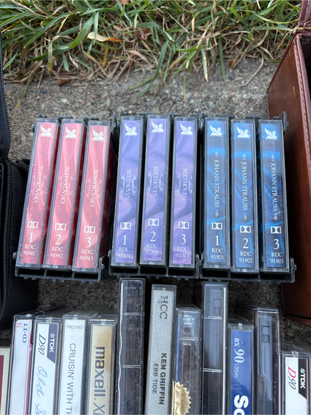 Collection of Vintage Music Cassette Tapes with Cases - photo 5
