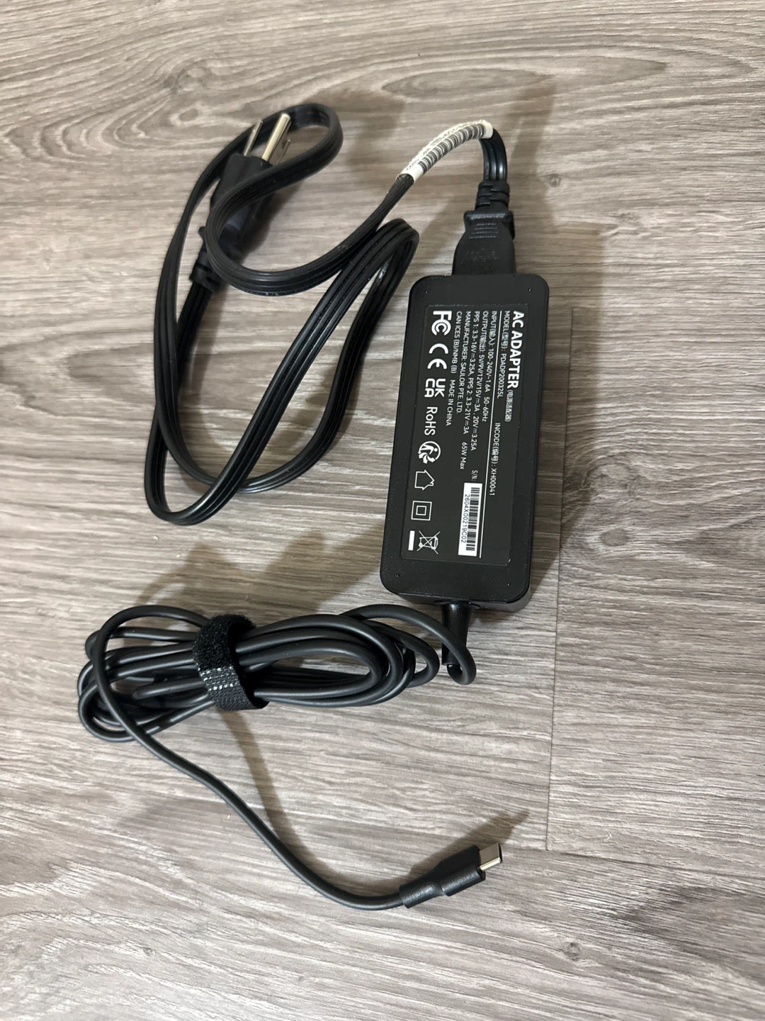 65W USB-C AC Power Adapter