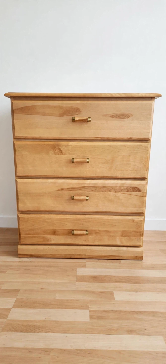 Solid Wood 4-Drawer Dresser - Made in Canada by Ideal Furniture