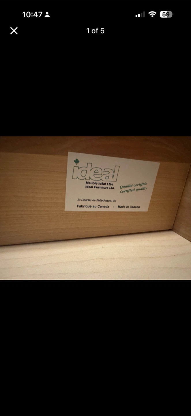 Solid Wood 4-Drawer Dresser - Made in Canada by Ideal Furniture - photo 3
