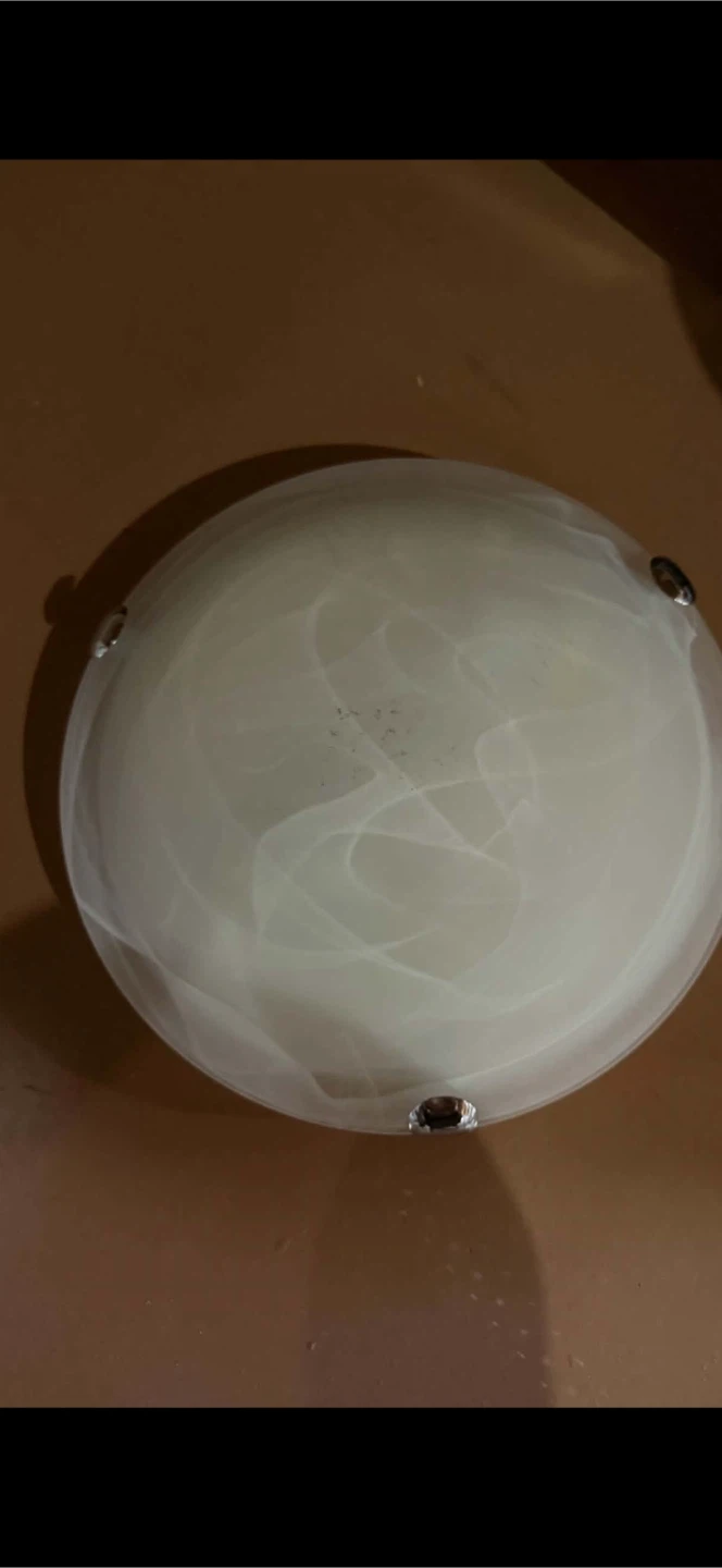 Set of 4 Frosted Glass Ceiling Light Covers - photo 2