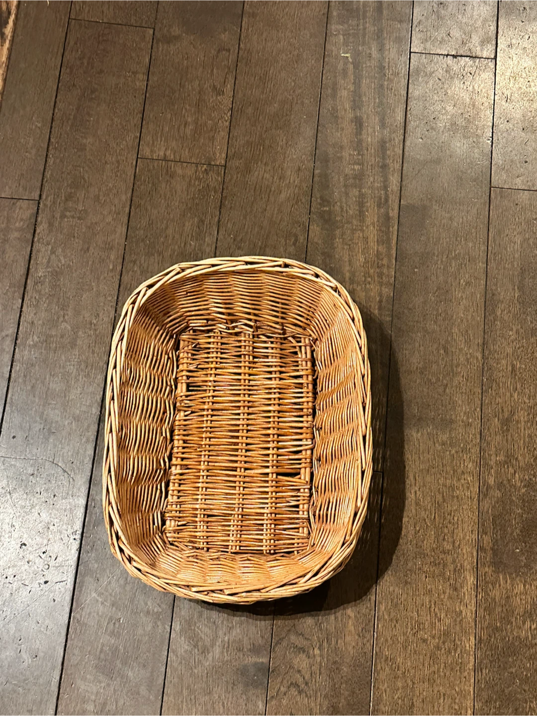 Woven Wicker Storage Basket