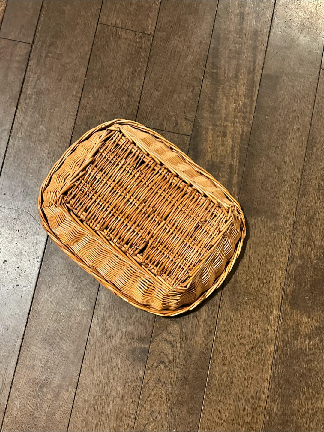 Woven Wicker Storage Basket - photo 2