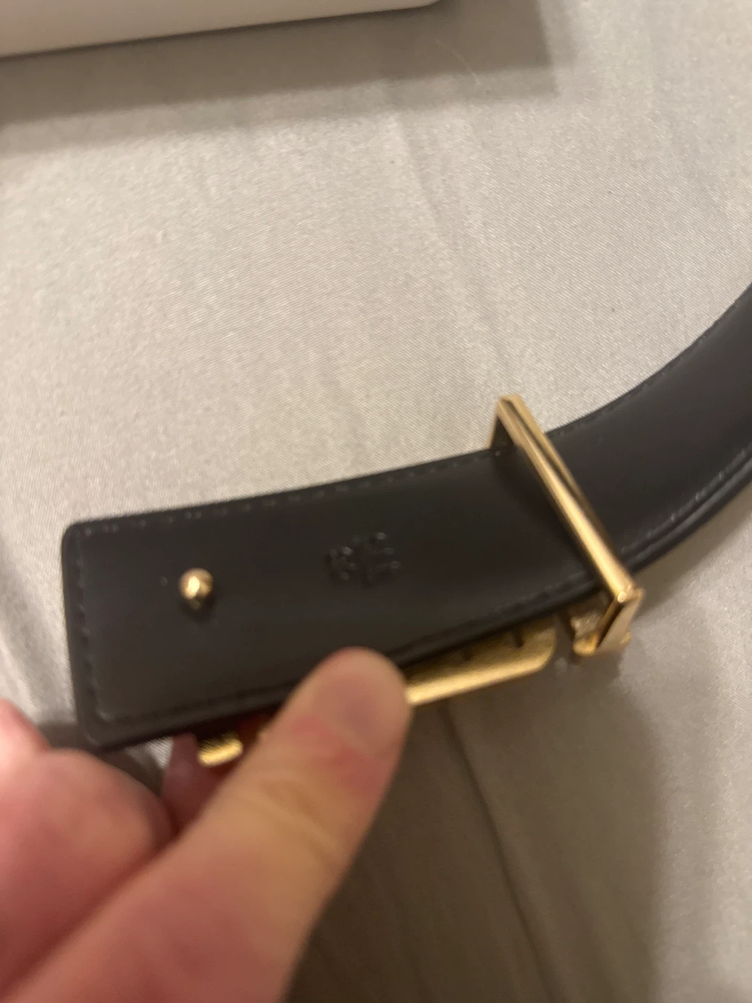AMIRI Black Leather Logo Belt - photo 2