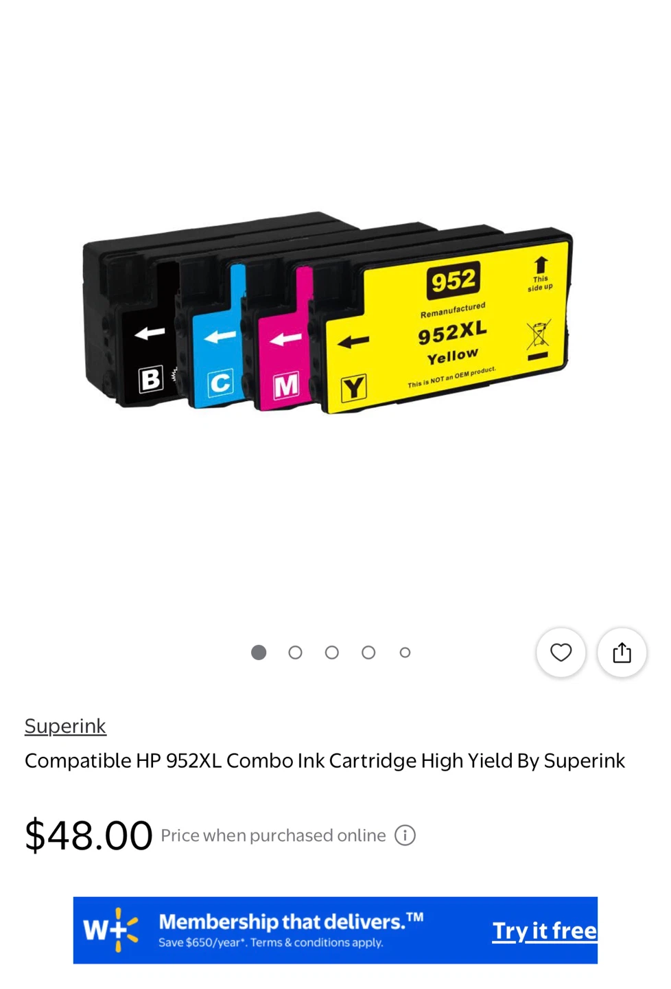 ONLYU Compatible HP 952XL Ink Cartridges - photo 2