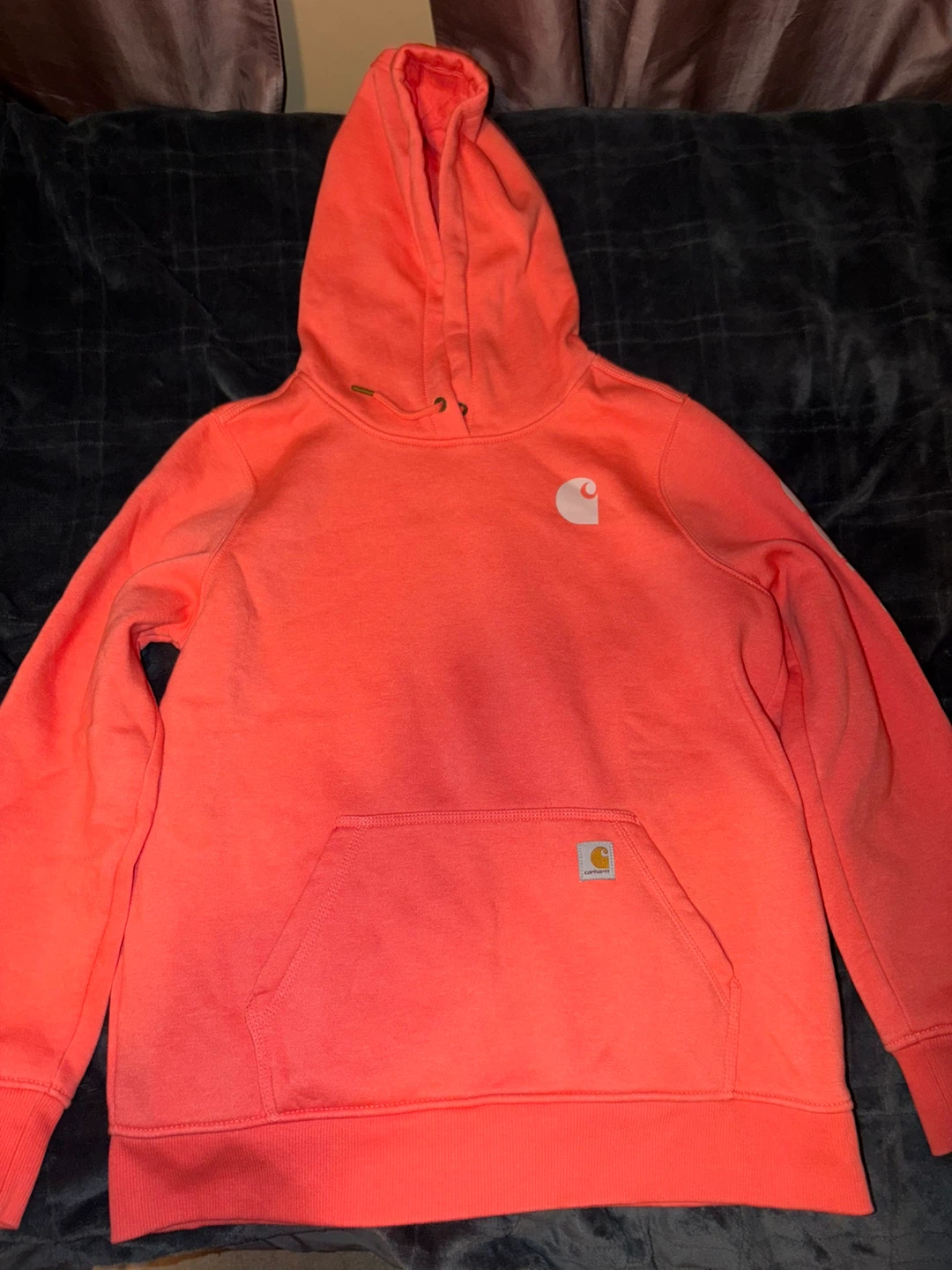 Carhartt Hoodie - Bright Coral