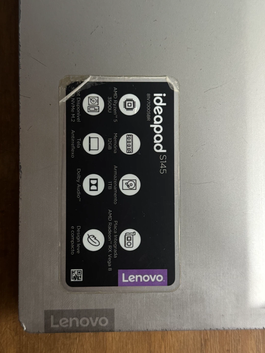 Laptop Lenovo IdeaPad S145 - Ryzen 5 / 12GB RAM / 1T - photo 3