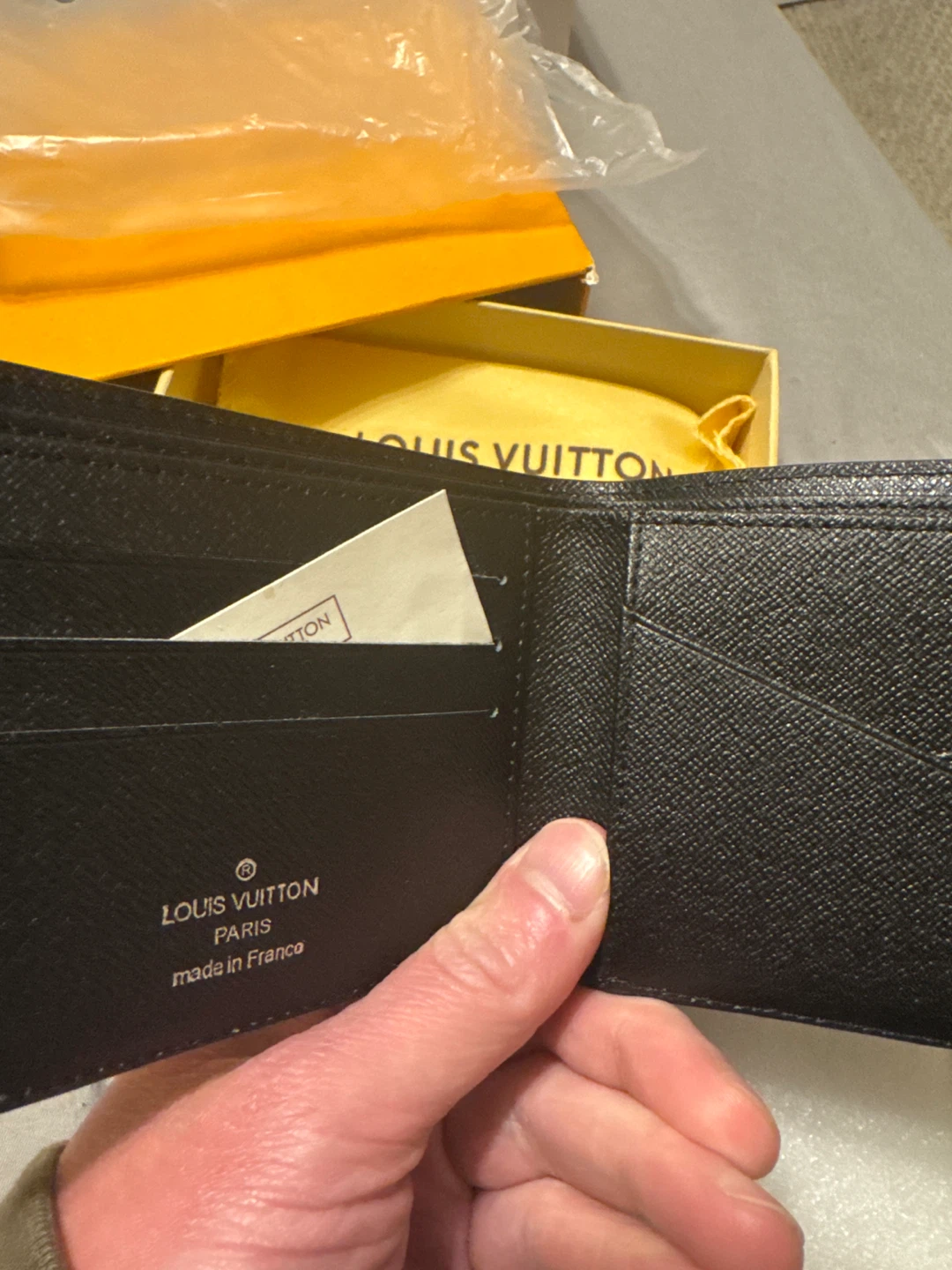 Louis Vuitton Monogram Eclipse Bifold Wallet