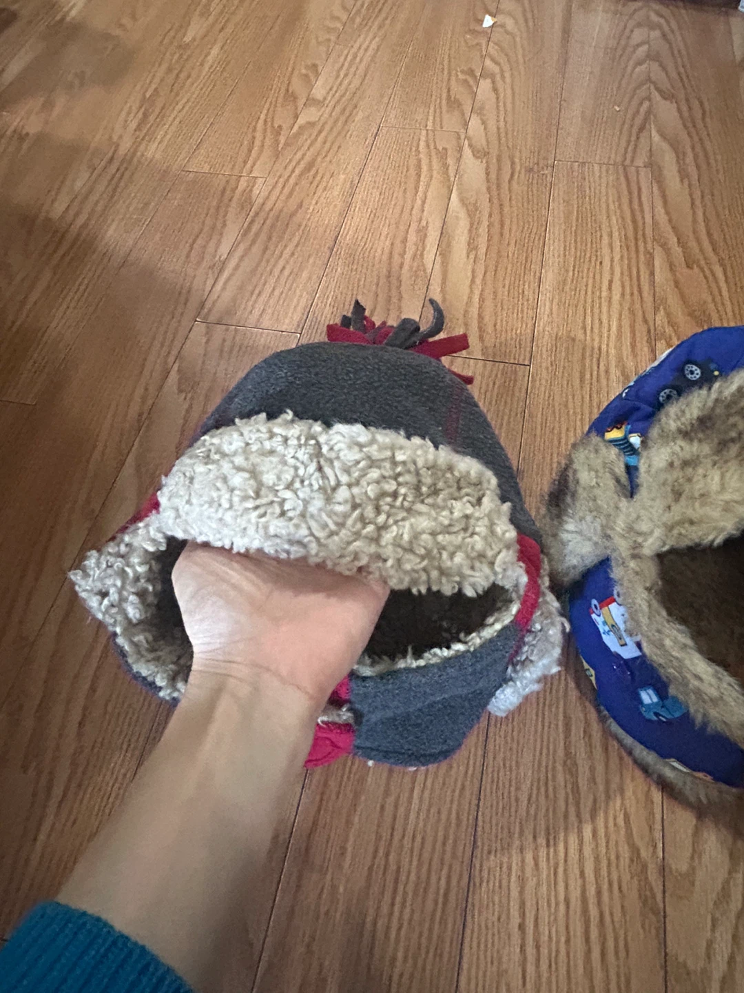 Two Winter Trapper Hats for Kids - photo 4