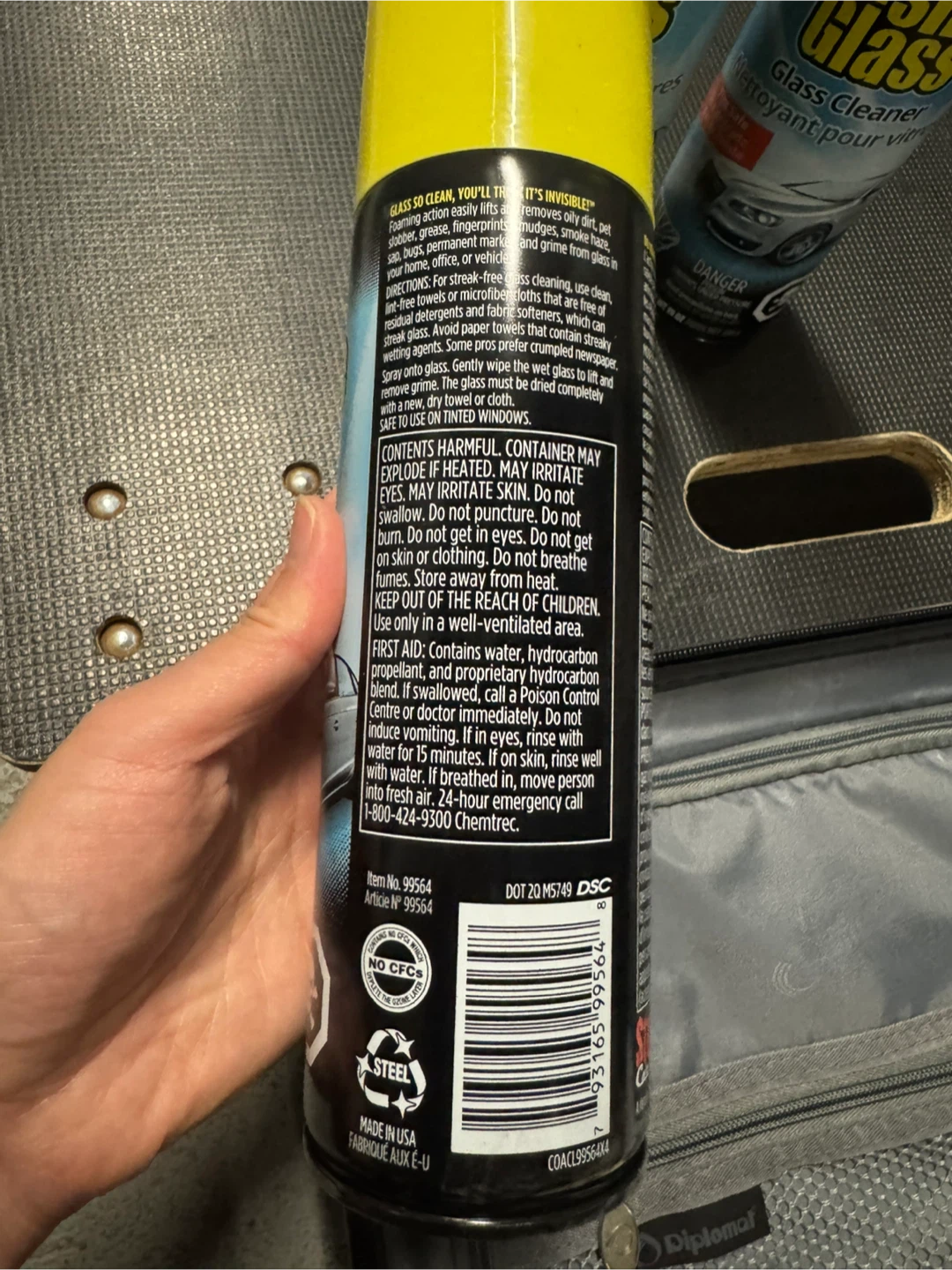 3 Cans of Invisible Glass Cleaner - new - photo 2