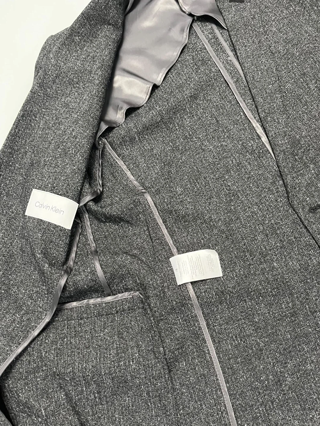 Calvin Klein Grey Blazer Size 18 - photo 2