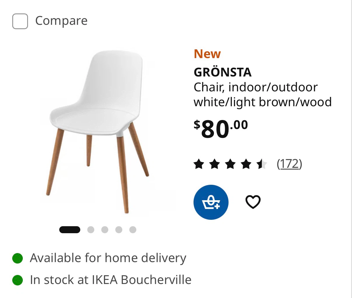IKEA GRÖNSTA indoor/outdoor chair - photo 2