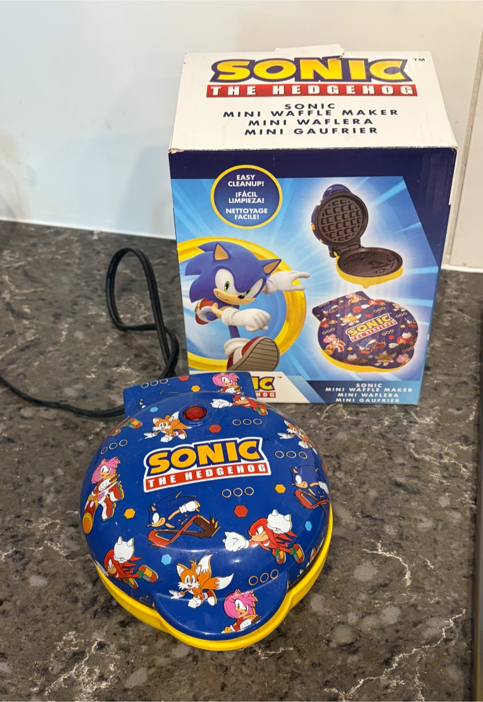 Sonic the Hedgehog Mini Waffle Maker