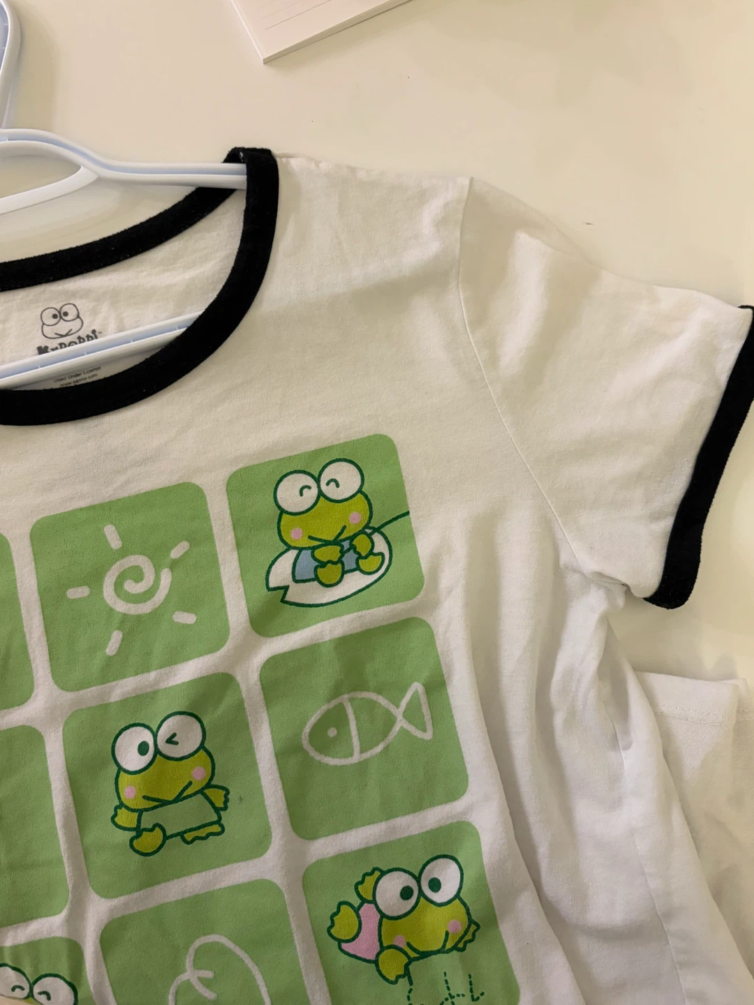 Keroppi Graphic Ringer T-Shirt