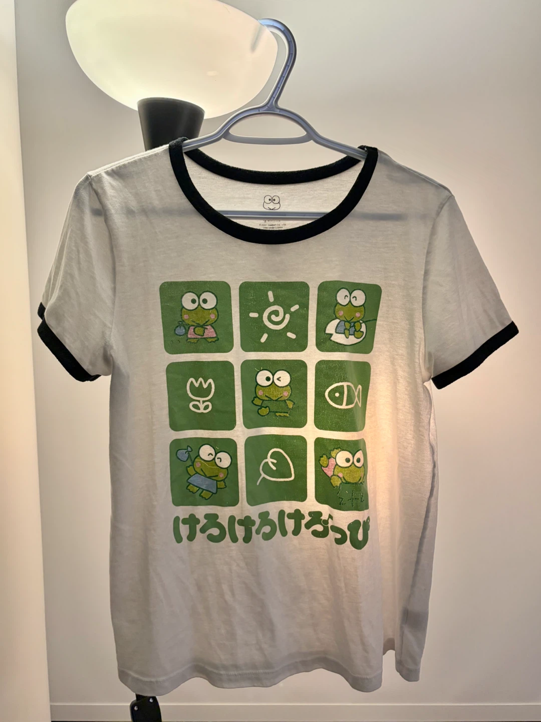 Keroppi Graphic Ringer T-Shirt - photo 2