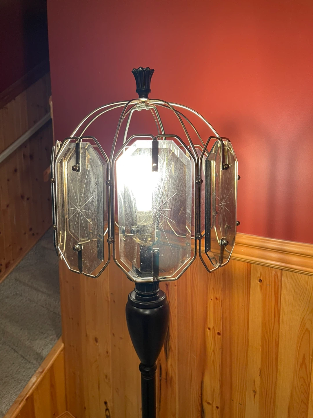 A beautiful vintage stained glass floor lamp - photo 4