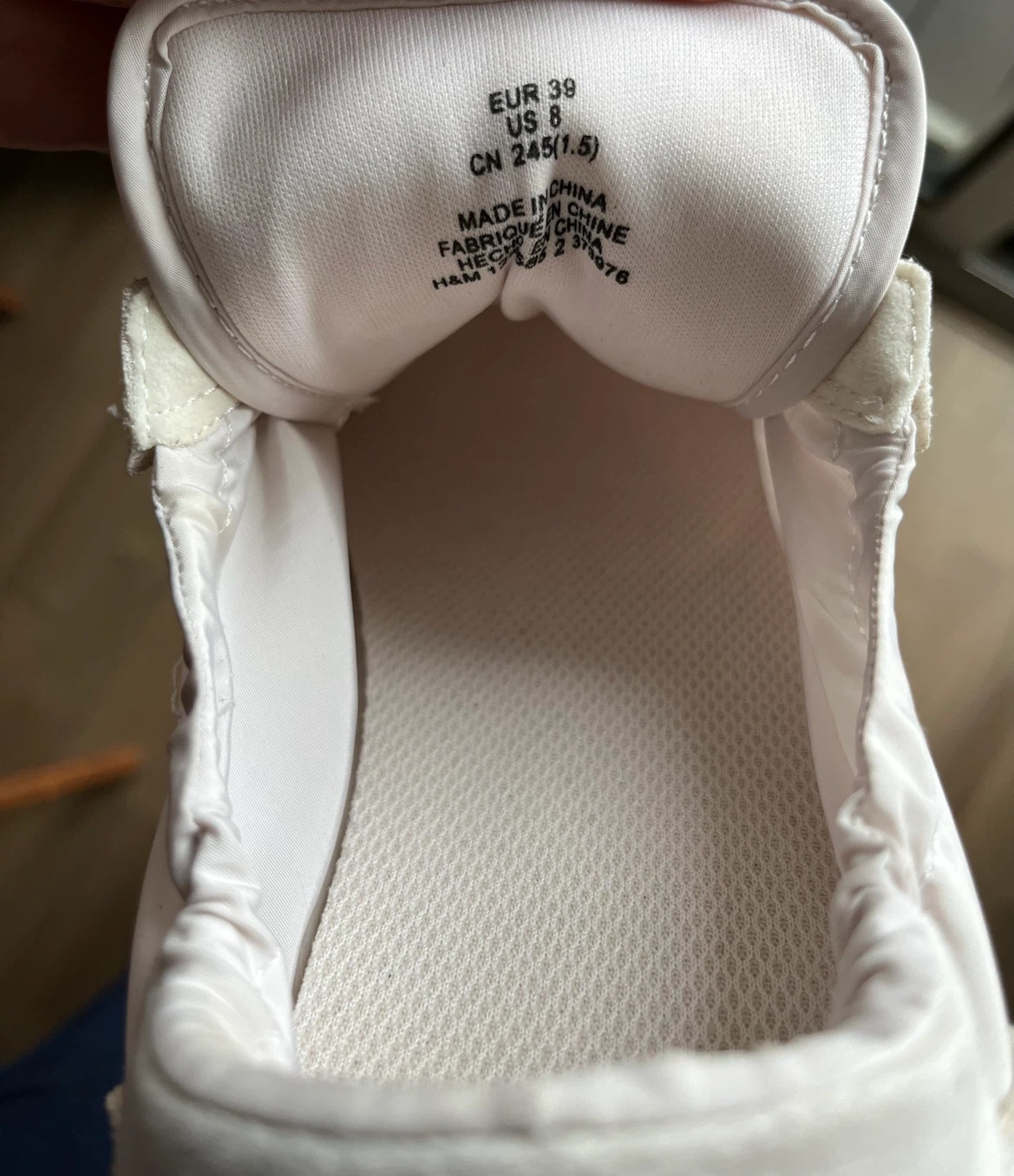 H&M Women's Off-White Sneakers Size 8 - photo 5