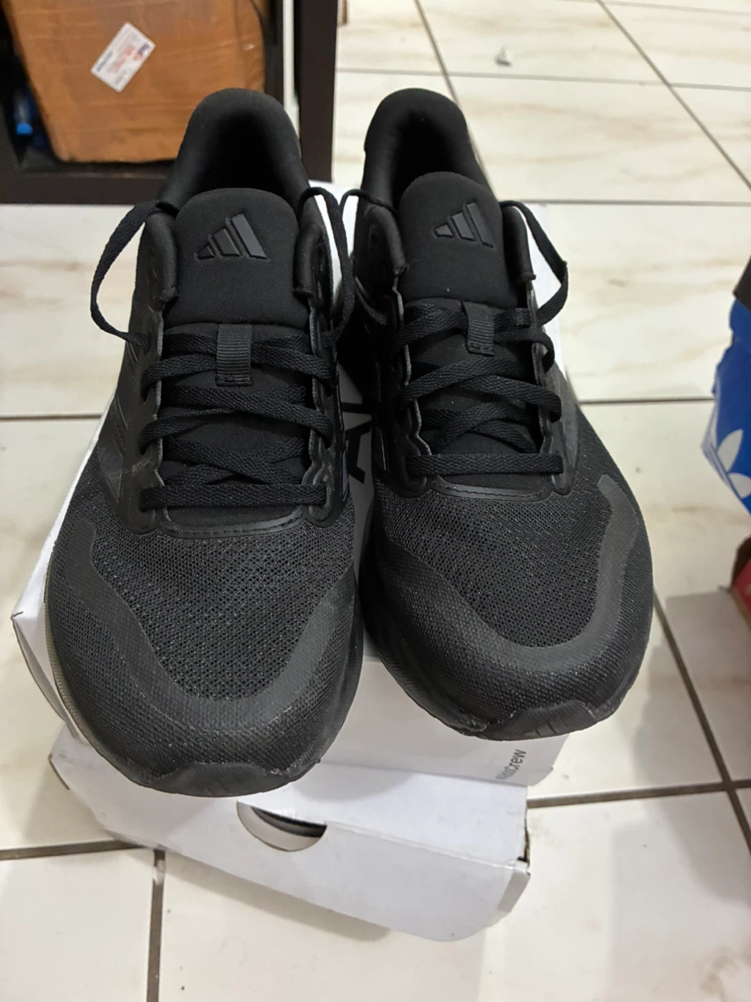 Adidas Black Running Shoes US Size 7
