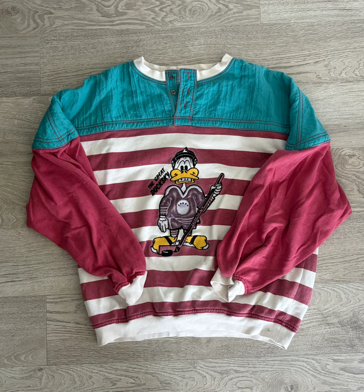 Vintage The Great Ducksky Hockey Sweatshirt