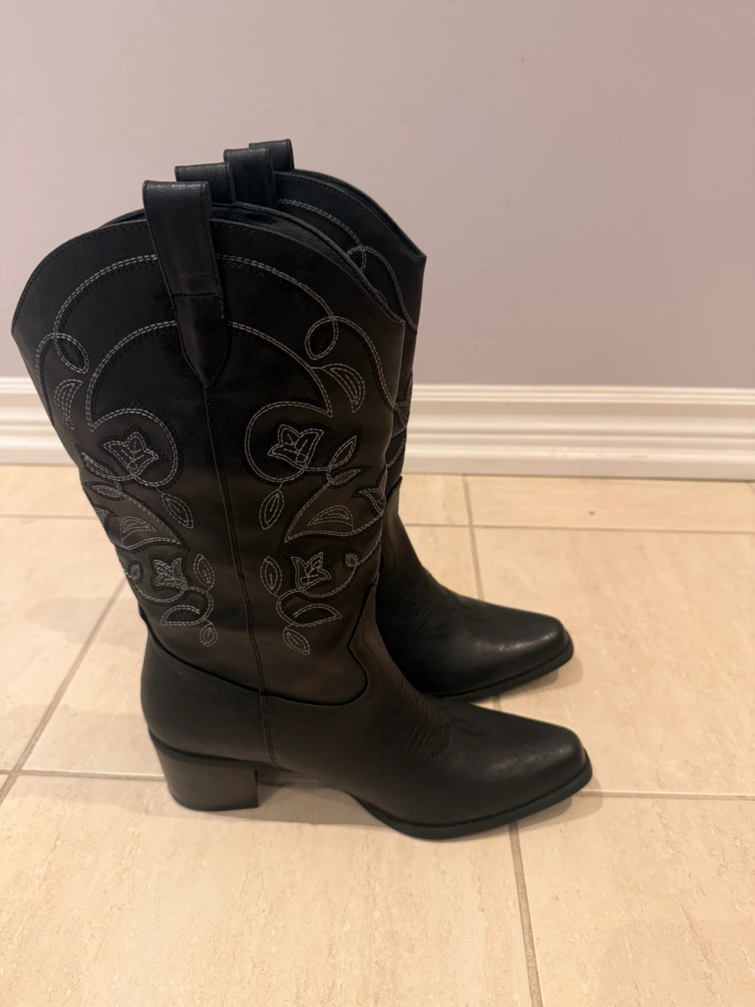 Black Western Cowboy Boots